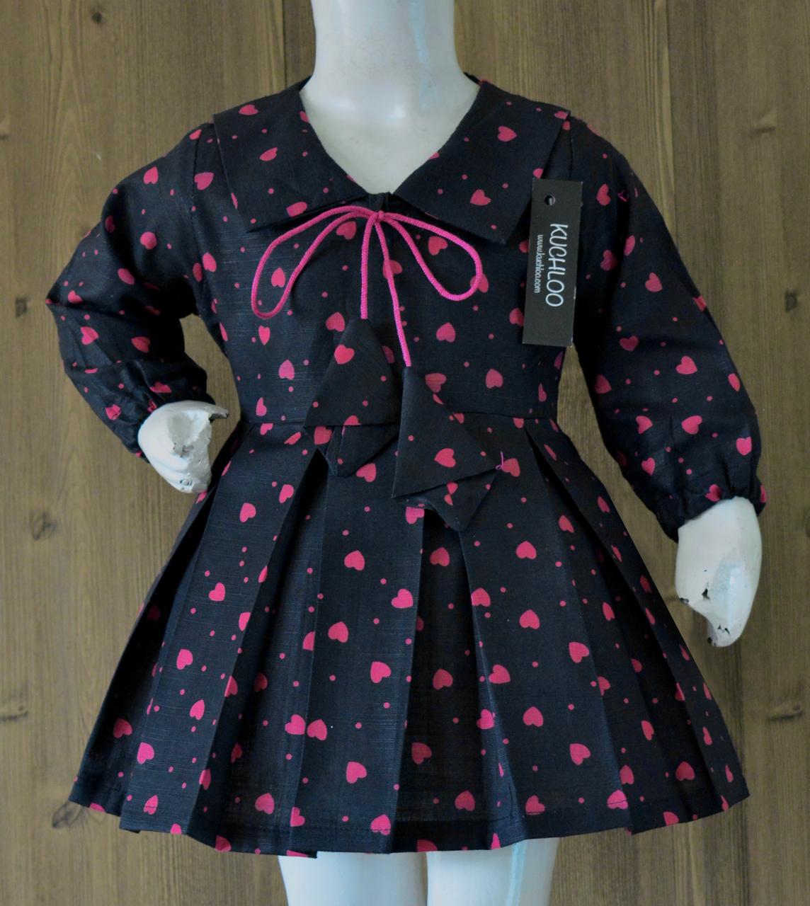 Girls Khaddar Frock Z0091