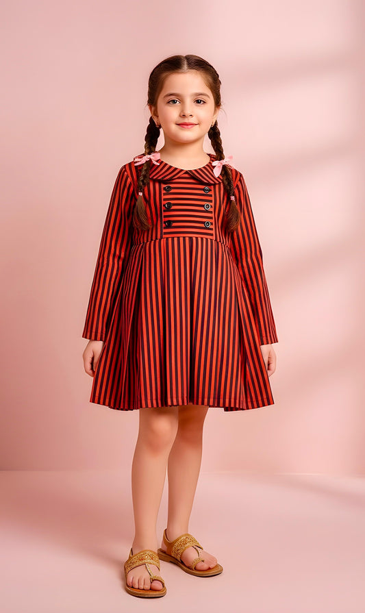 Girls Khaddar Frock Z015